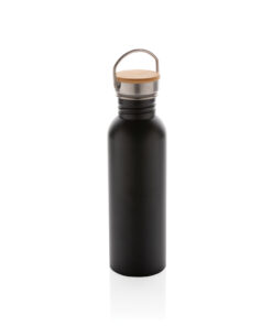 Alternative view of Moderne Stainless-Steel Flasche mit Bambusdeckel