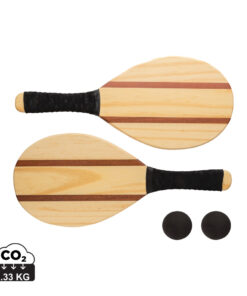 Alternative view of Frescobol Tennis-Set aus Holz