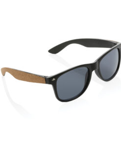 Sonnenbrille aus GRS recyceltem PC-Kunststoff mit Kork