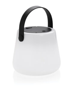 SolarGlow Außenleuchte aus RCS rec. Kunststoff mit USB-Lampe