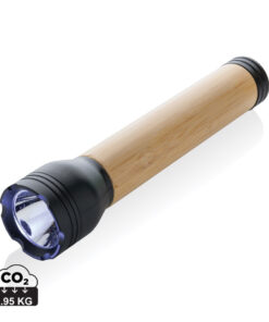 Alternative view of Lucid 5W Taschenlampe aus RCS recyceltem Kunststoff & Bambus