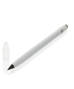 Tintenloser Stift aus Aluminium mit Radiergummi