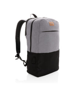 Moderner 15.6" USB & RFID Laptop-Rucksack