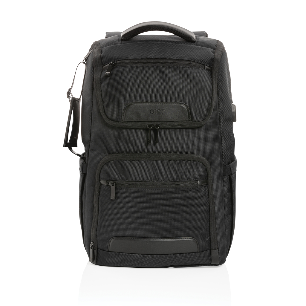 Swiss Peak AWARE™ RPET Voyager 15.6" Laptop Rucksack – Bild 3