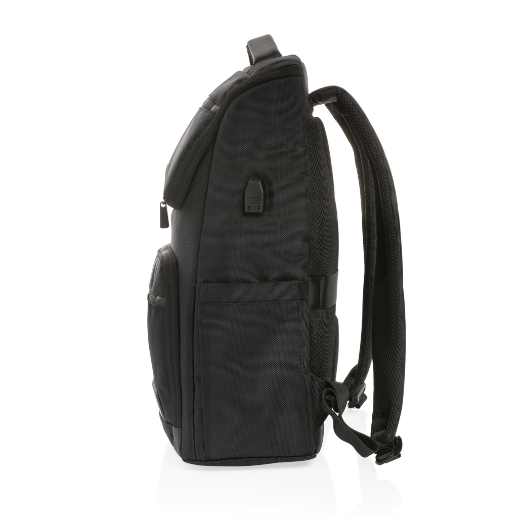 Swiss Peak AWARE™ RPET Voyager 15.6" Laptop Rucksack – Bild 6