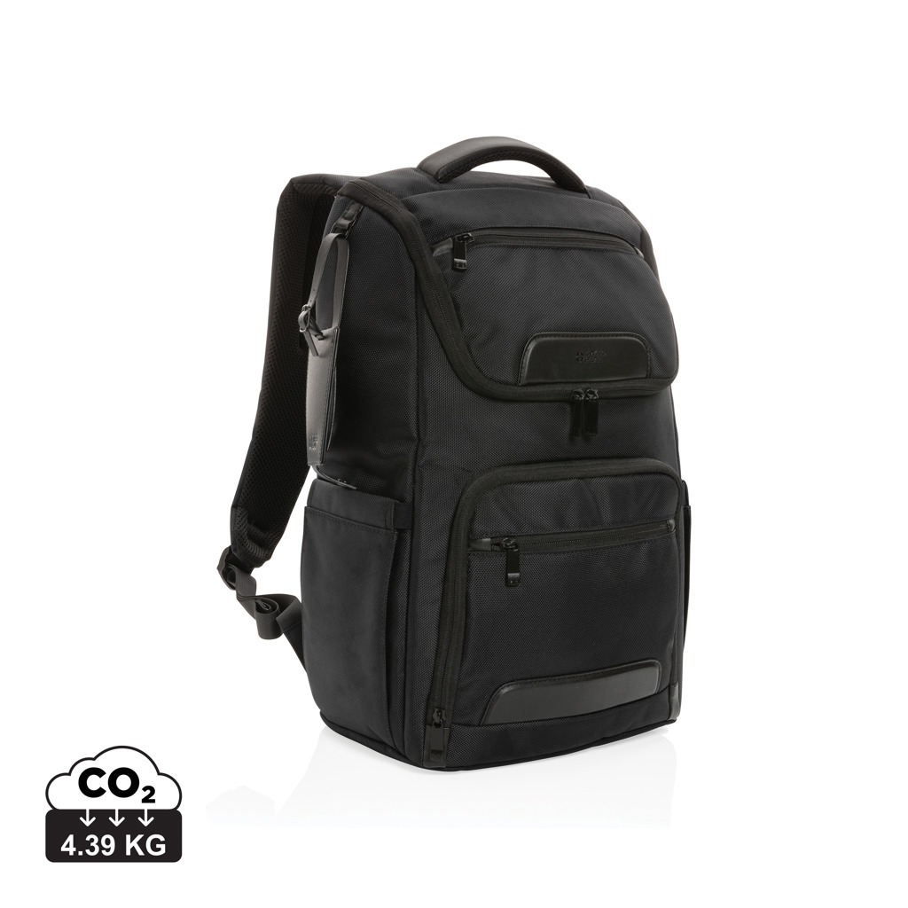Swiss Peak AWARE™ RPET Voyager 15.6" Laptop Rucksack – Bild 2