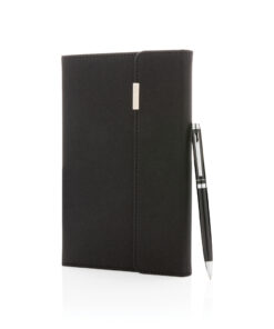 Swiss Peak Deluxe A5 Notizbuch mit Stift