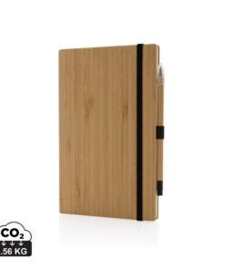 Alternative view of Bambus-Notizbuch und Infinity-Bleistift im Set