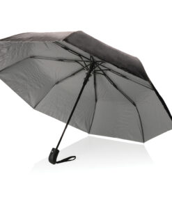 21" Impact AWARE™ RPET 190T Pongee Bi-Color Mini-Schirm