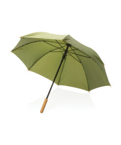 Alternative view of 23" Impact AWARE™ RPET 190T Auto-Open Bambus-Schirm