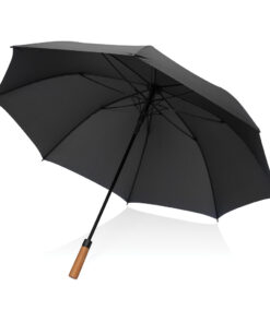 Alternative view of Tony Aware™ RPET 30" Schirm mit auto. Öffnung & Akaziengriff