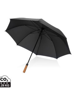 Tony Aware™ RPET 30" Schirm mit auto. Öffnung & Akaziengriff