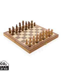 Alternative view of Faltbares Schachspiel aus Holz