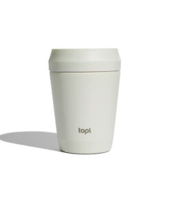 Topl-Trinkbecher aus rec. Stahl mit 360-Grad-Deckel 236ml