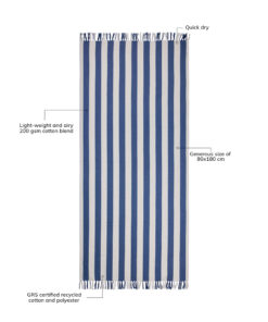 VINGA Ornos GRS Hamamtuch 11 V4502105 CT 150 d150612a7bcb4eda8e5881e2856deed4