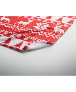 RPET-Fleece-Decke 190 g/m² TOSTI Rot 12 cx1548 05 detail