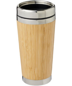 Bambus 450 ml Becher mit Bambus-Außenseite
