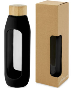 Tidan 600 ml Flasche aus Borosilikatglas mit Silikongriff