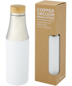 Hulan 540 ml Kupfer-Vakuum Isolierflasche mit Bambusdeckel