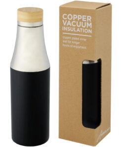 Hulan 540 ml Kupfer-Vakuum Isolierflasche mit Bambusdeckel