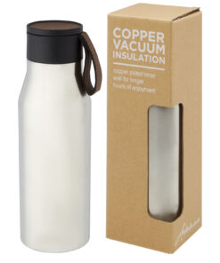 Ljungan 500 ml Kupfer-Vakuum Isolierflasche mit PU Kunststoffband und Deckel