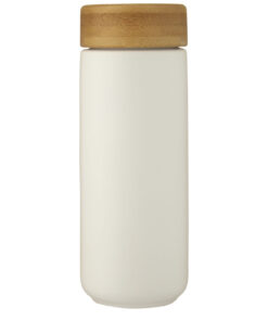 Alternative view of Lumi 300 ml Keramikbecher mit Bambusdeckel