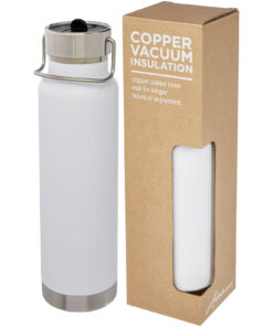 Thor 750 ml Kupfer-Vakuum Sportflasche mit Trinkhalm