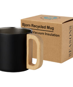 Bjorn RCS-zertifizierter Becher aus recyceltem Edelstahl mit Kupfer-Vakuumisolierung, 360 ml
