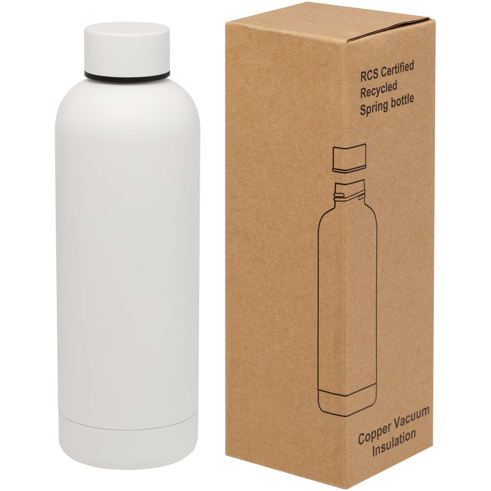 Spring 500 ml RCS-zertifizierte Kupfer-Vakuum Isolierflasche aus recyceltem Edelstahl 3 Spring 500 ml RCS-zertifizierte Kupfer-Vakuum Isolierflasche aus recyceltem Edelstahl