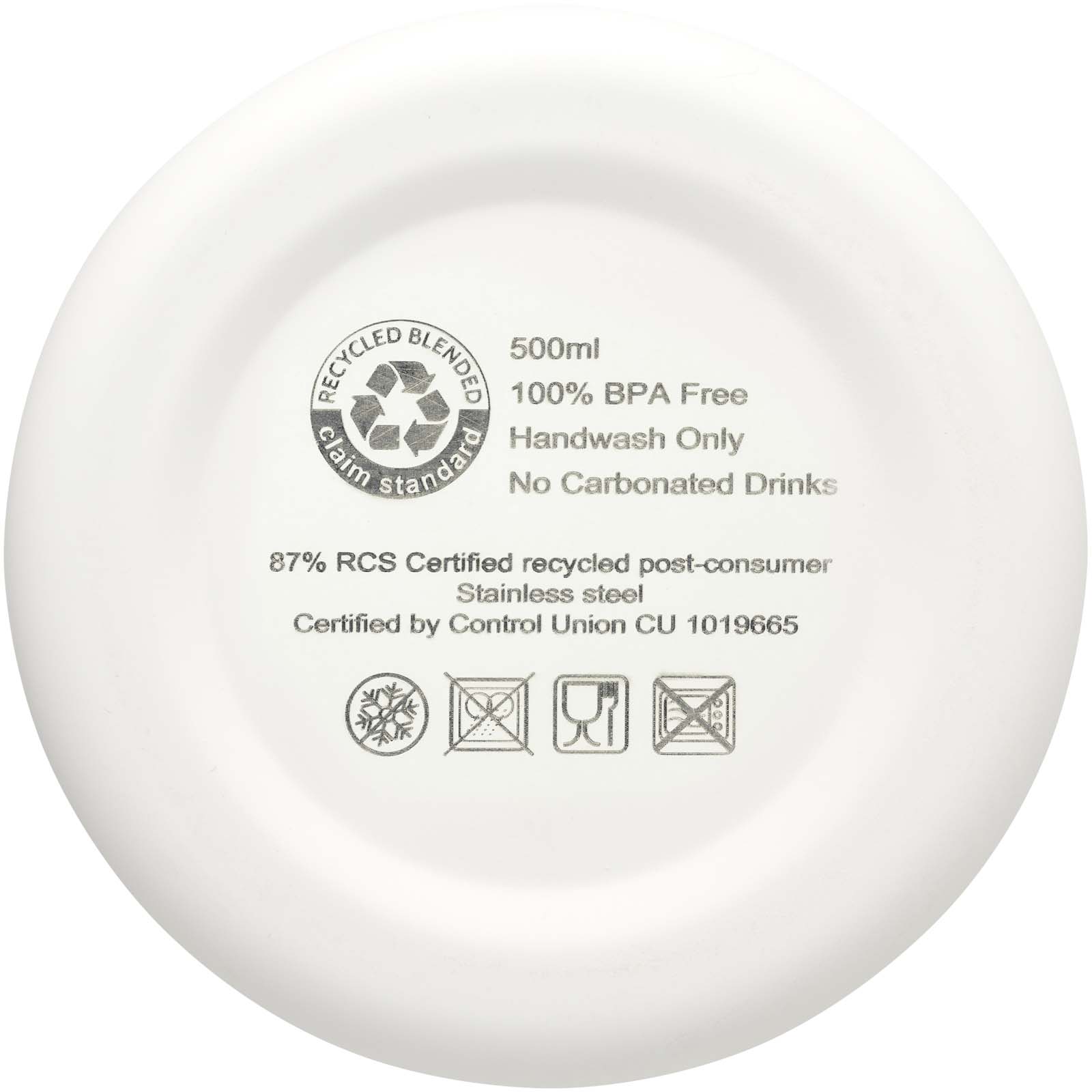 Spring 500 ml RCS-zertifizierte Kupfer-Vakuum Isolierflasche aus recyceltem Edelstahl 7 Spring 500 ml RCS-zertifizierte Kupfer-Vakuum Isolierflasche aus recyceltem Edelstahl – Bild 5