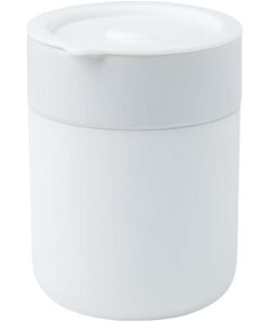 Java 330 ml Keramikbecher mit Silikonhülle und Kunststoffdeckel