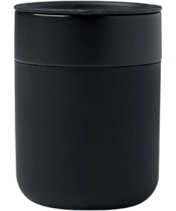 Alternative view of Java 330 ml Keramikbecher mit Silikonhülle und Kunststoffdeckel