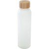 Lume 500 ml Flasche aus mattiertem Kalknatronglas mit Bambusdeckel 1 10083001