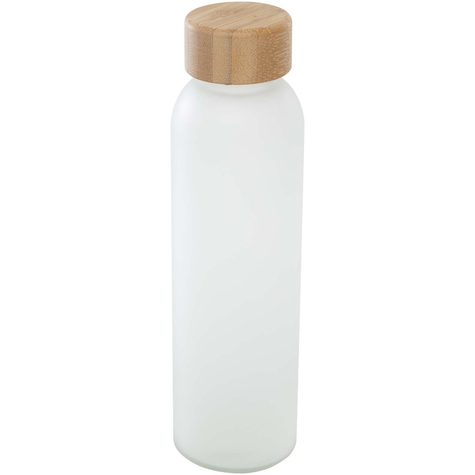 Lume 500 ml Flasche aus mattiertem Kalknatronglas mit Bambusdeckel 3 Lume 500 ml Flasche aus mattiertem Kalknatronglas mit Bambusdeckel