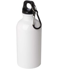 Oregon 400 ml RCS-zertifizierte, einwandige Trinkflasche aus Edelstahl mit Karabinerhaken