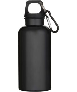 Alternative view of Oregon 400 ml einfarbige RS-zertifizierte Trinkflasche aus recyceltem Kunststoff mit Karabinerhaken