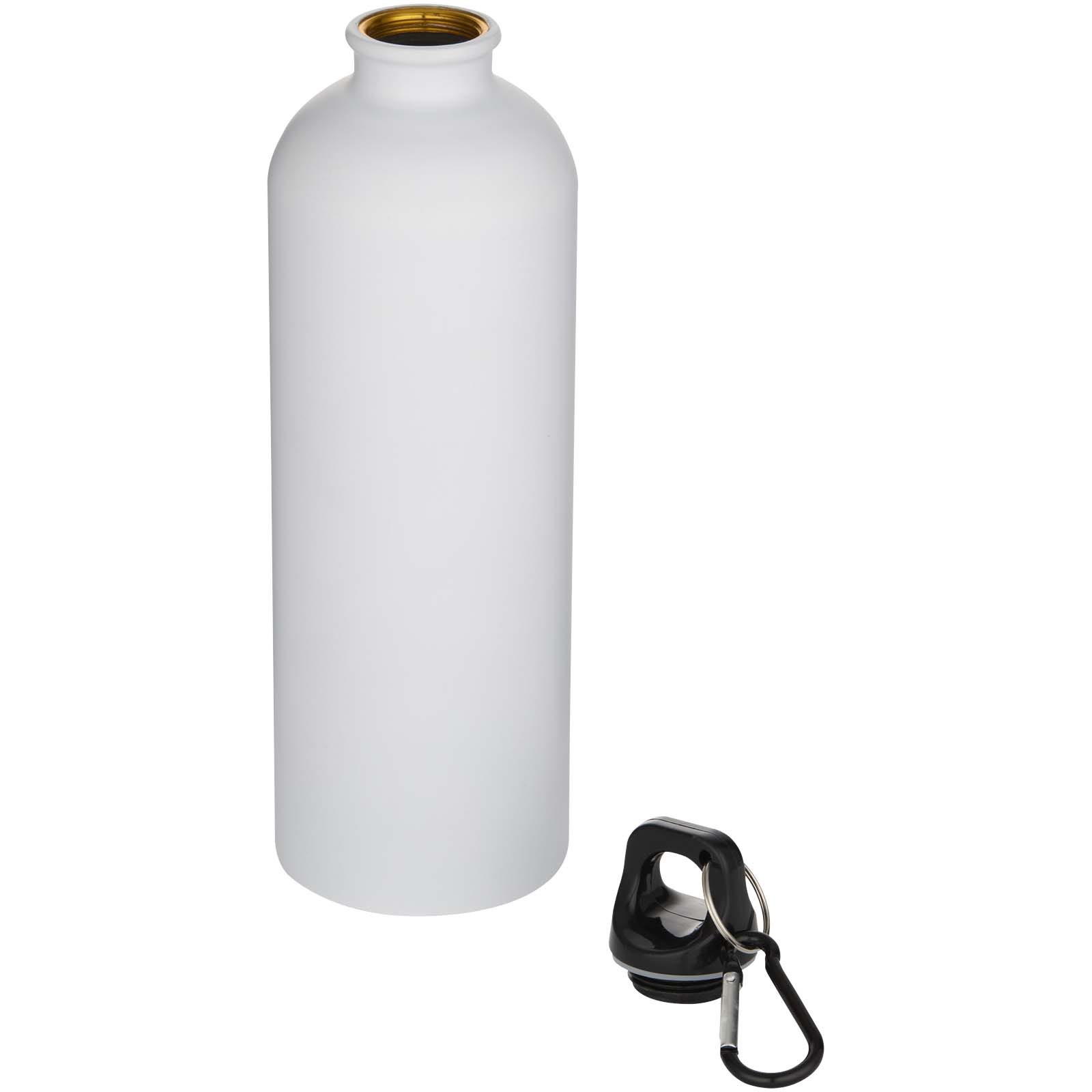 Oregon 750 ml matte RCS-zertifizierte, einwandige Trinkflasche aus recyceltem Edelstahl mit Karabinerhaken 5 Oregon 750 ml matte RCS-zertifizierte, einwandige Trinkflasche aus recyceltem Edelstahl mit Karabinerhaken – Bild 3