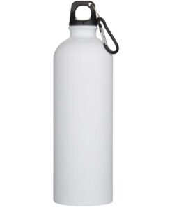 Alternative view of Oregon 750 ml matte RCS-zertifizierte, einwandige Trinkflasche aus recyceltem Edelstahl mit Karabinerhaken