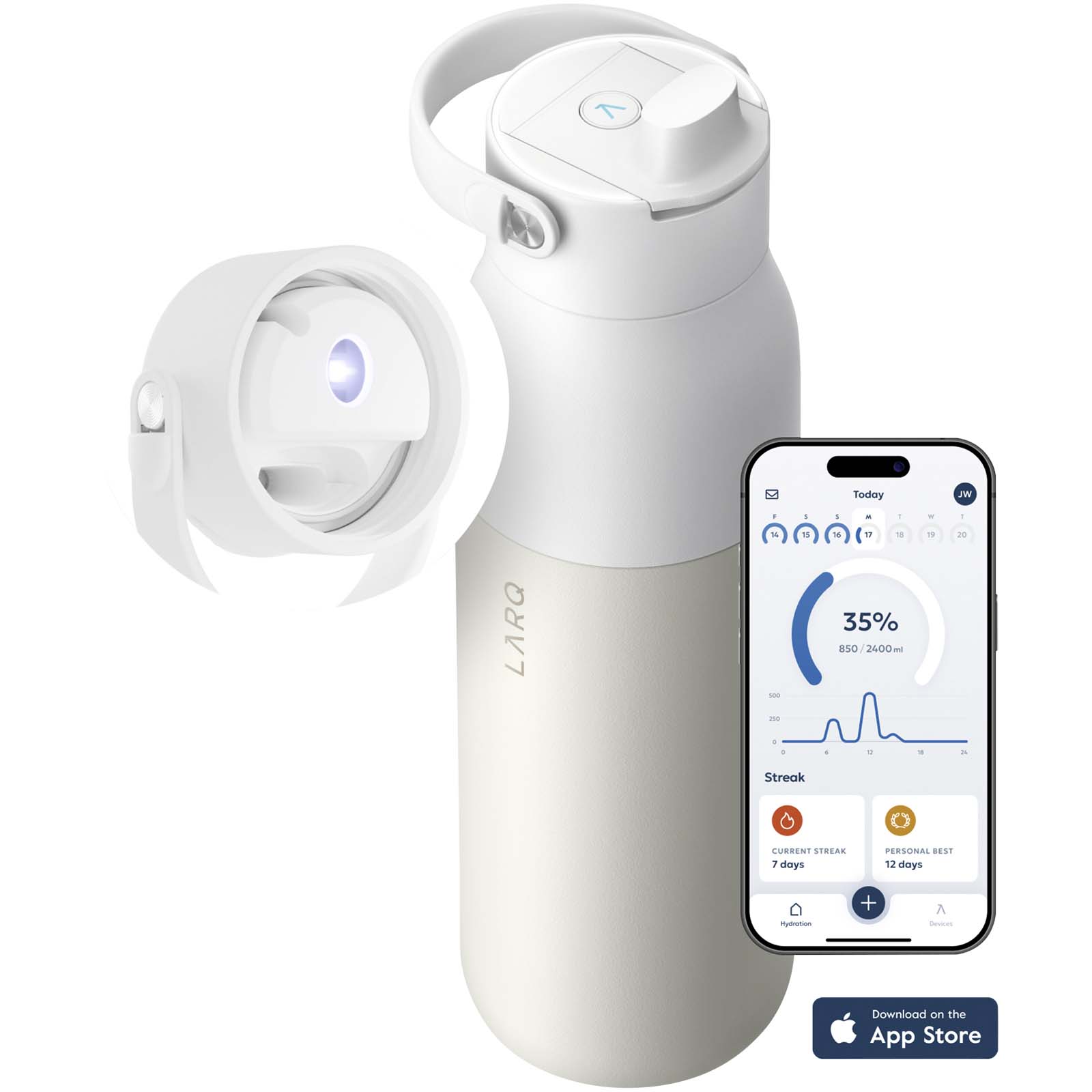 LARQ PureVis™ 2.0 1000 ml Flasche 7 LARQ PureVis™ 2.0 1000 ml Flasche – Bild 5