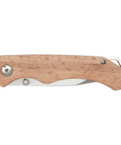 Alternative view of Dave Holz-Klappmesser mit Gürtelclip holz