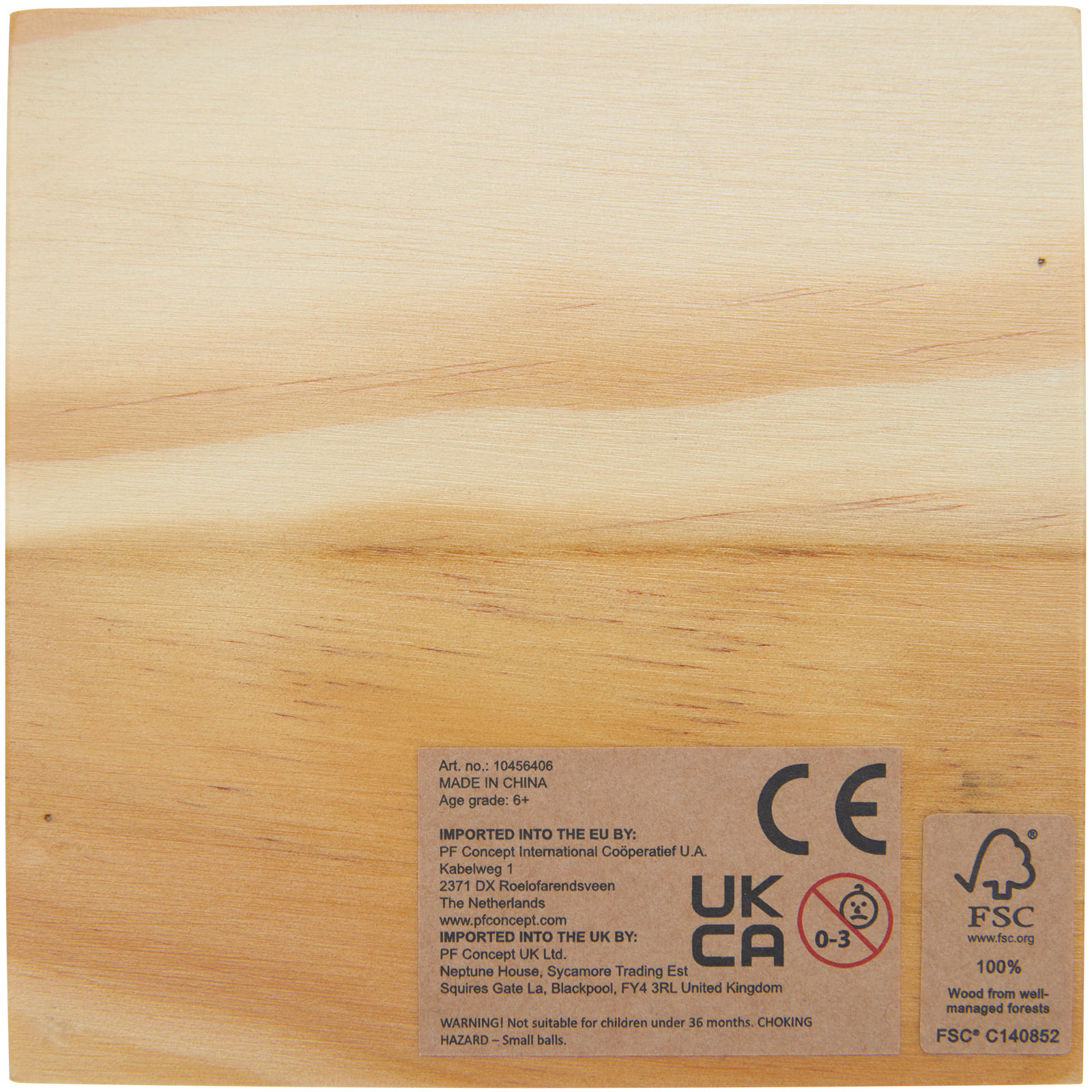 Strobus Tic-Tac-Toe Spiel aus Holz natur 5 Strobus Tic-Tac-Toe Spiel aus Holz natur – Bild 3