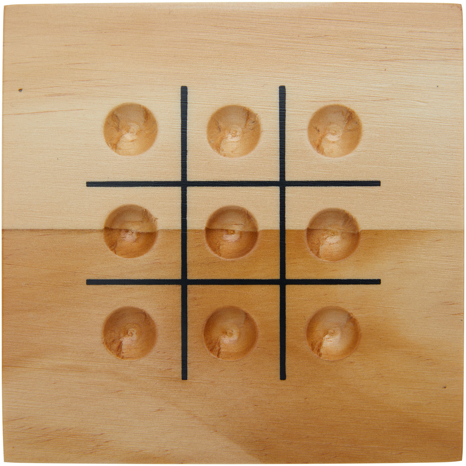 Strobus Tic-Tac-Toe Spiel aus Holz natur 4 Strobus Tic-Tac-Toe Spiel aus Holz natur – Bild 2