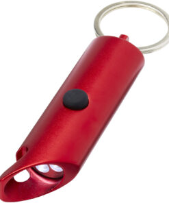 Flare IPX-LED-Lampe und Flaschenöffner aus recyceltem Aluminium mit Schlüsselanhänger