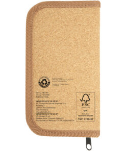 Alternative view of Spike 24-teiliges Werkzeugset aus recyceltem RCS Kunststoff mit Korketui natur