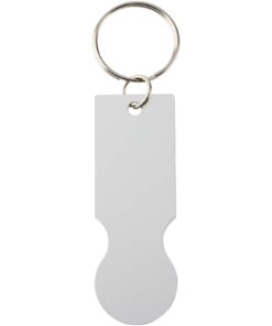 Alternative view of Rhea Einkaufswagen Schlüsselanhänger silber