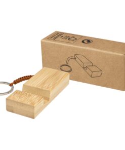 Bosona Smartphonehalterung mit Schlüsselanhänger aus Bambus