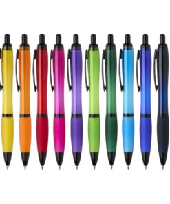 Nash Kugelschreiber aus recyceltem Kunststoff mit schwarzen Zierelementen (schwarze Mine) 11 10629601 G1