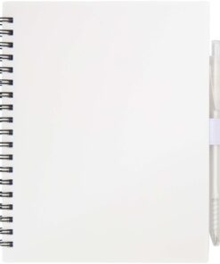 Alternative view of Niove Softcover Notizbuch aus recyceltem Kunststoff mit Kugelschreiber (blaue Mine)