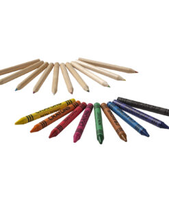 Lucky 19-teiliges Waxmal- und Buntstifte Set natur 8 10678800 E1