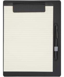 Alternative view of Clast A4 Klemmbrett mit Magnetverschluss und RCS recyceltem Kugelschreiber (schwarze Mine)